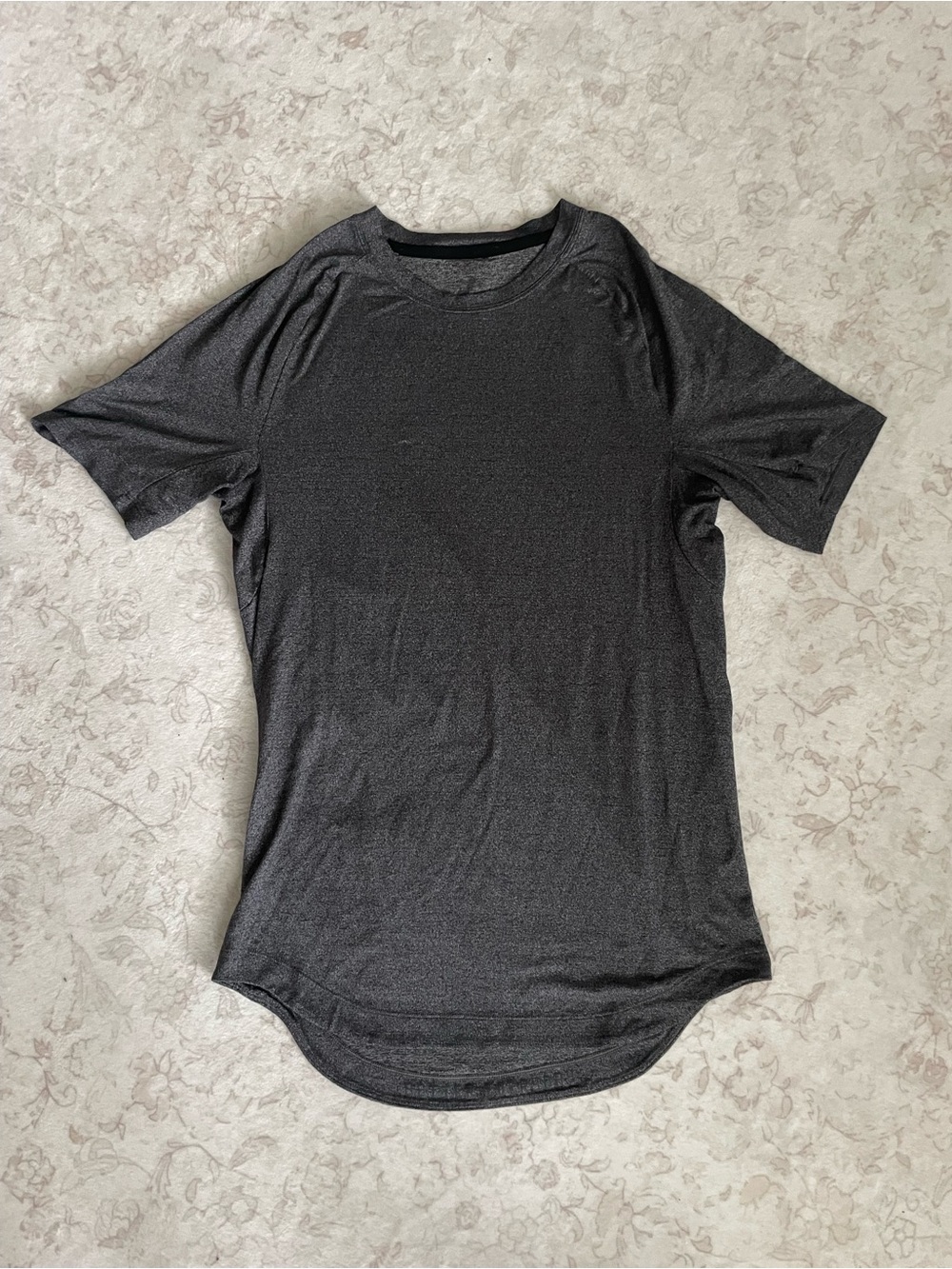 Lululemon Men's Dark Gray Short Sleeve Shirt